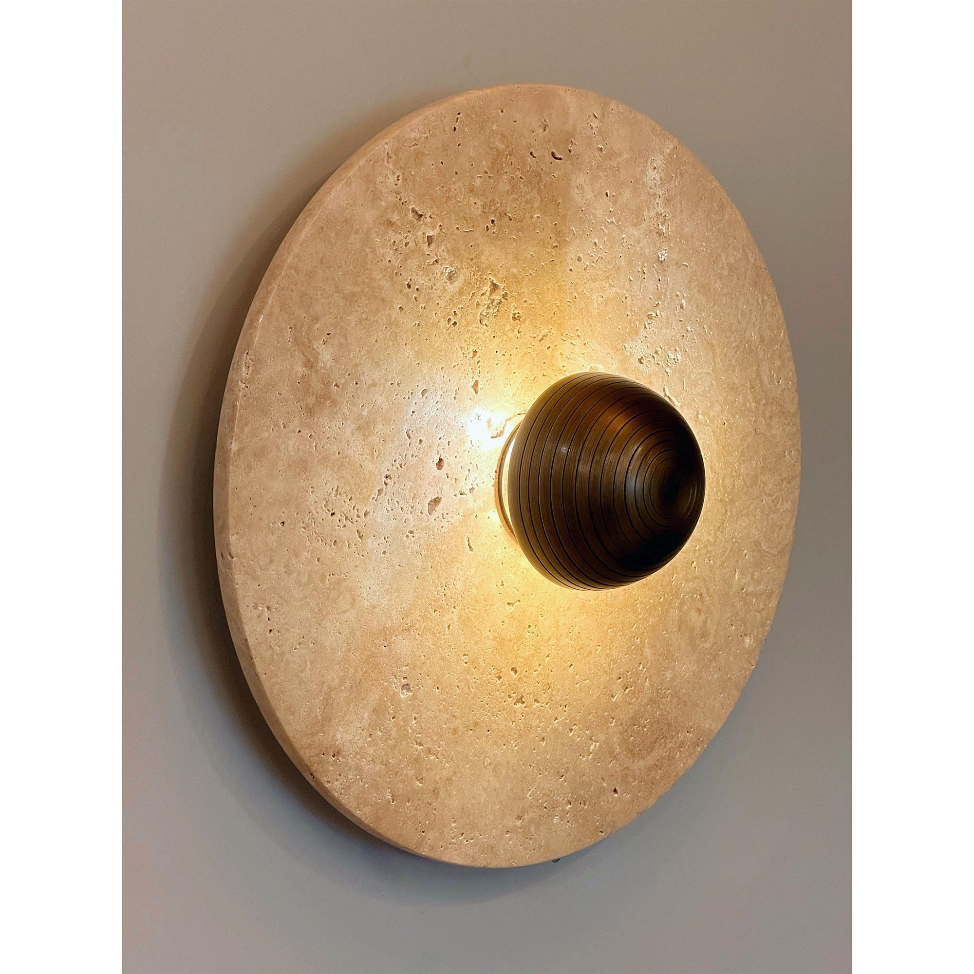 Alese Travertine Wall Lamp