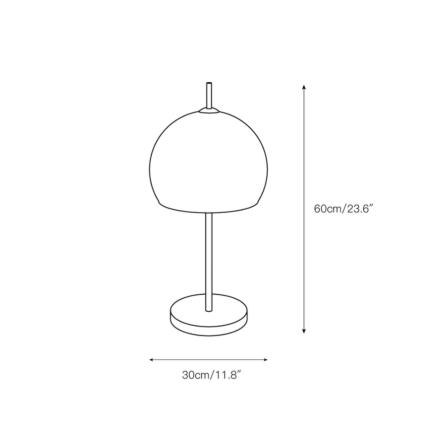 Alexander Table Lamp – detail 4 — Dimension drawings 1