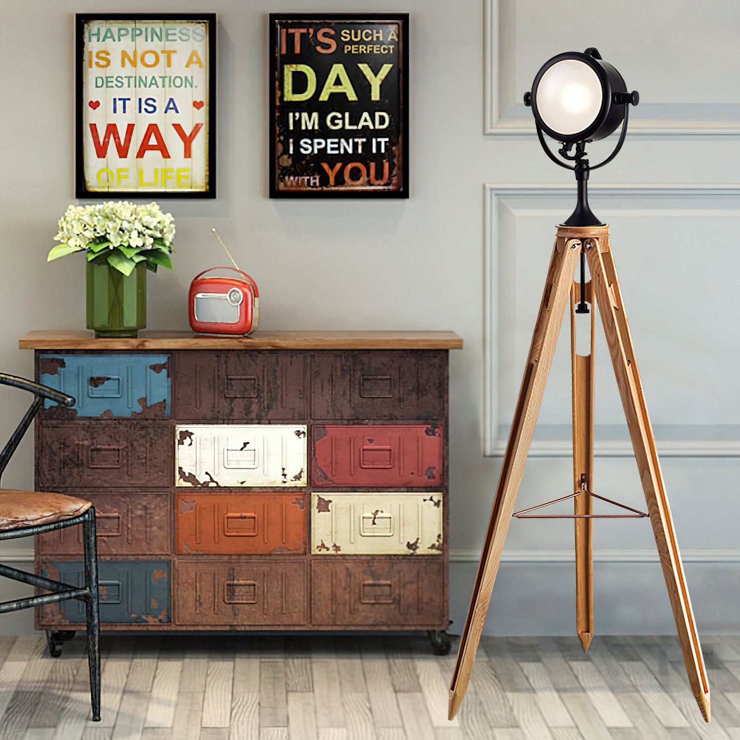 Alfred Tripod Floor Lamp