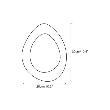 Alice Alabaster Wall Sconce – detail 3 — Dimension drawings 1