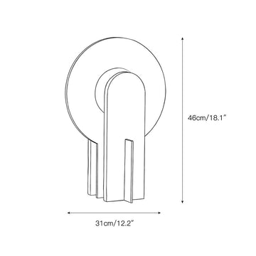 Alice Table Lamp – detail 3 — Dimension drawings 1