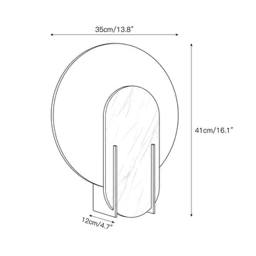 Alice Wall Lamp – detail 3 — Dimension drawings 1