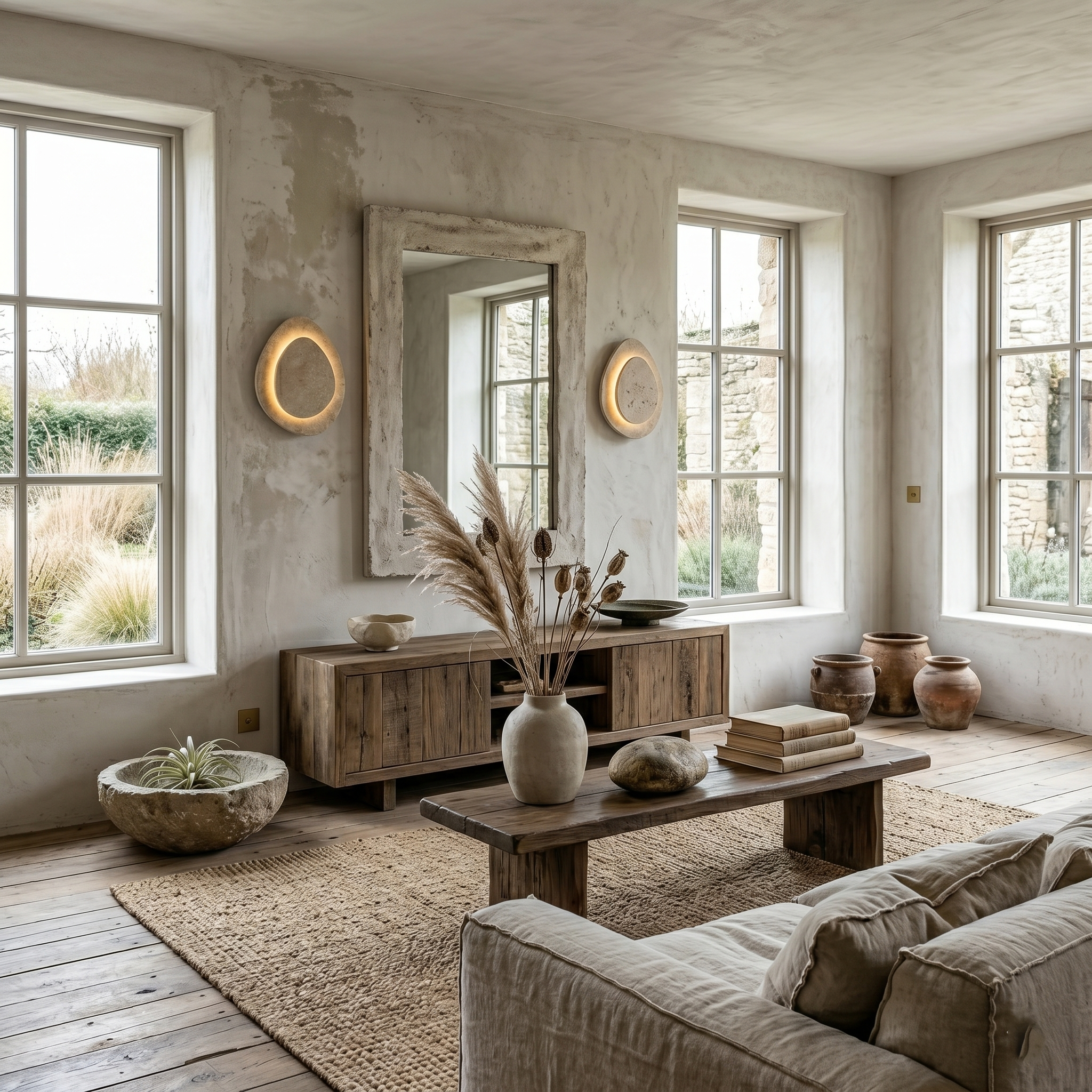 Alice Travertine Wall Lamp