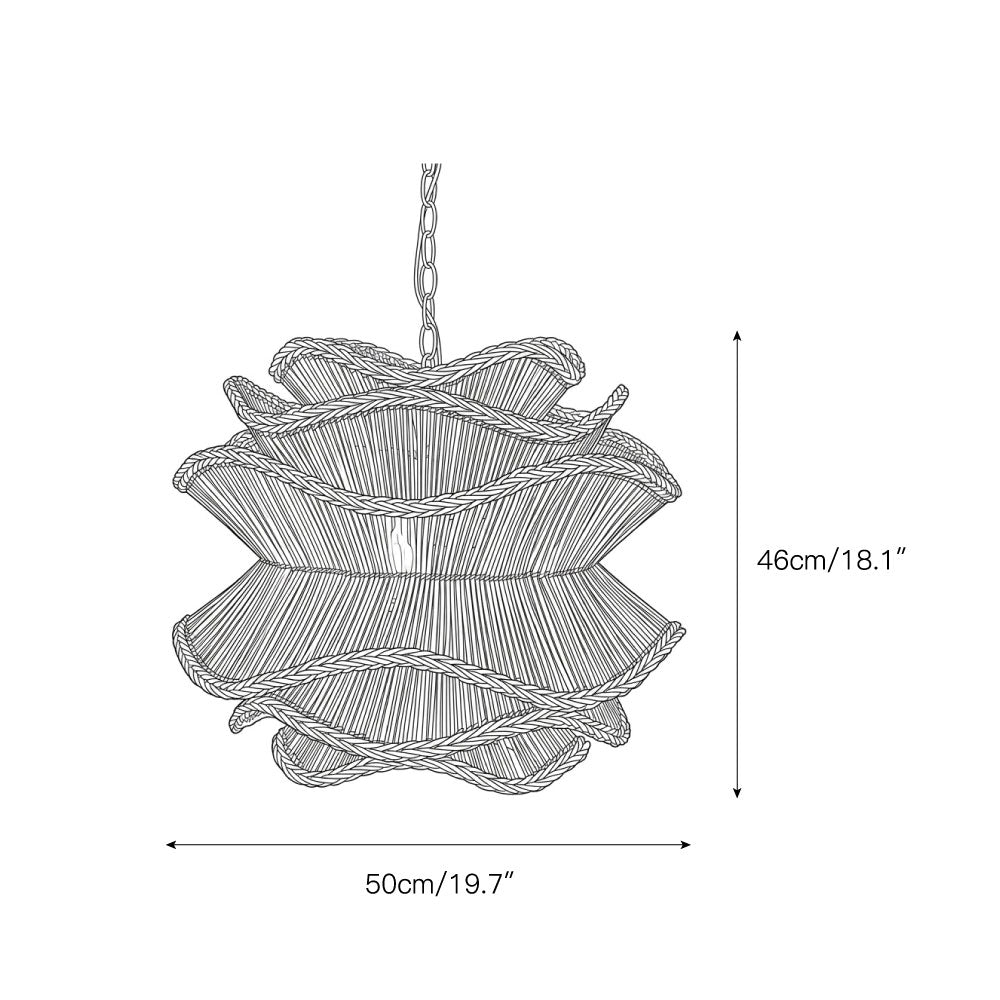 Alondra Rattan Chandelier