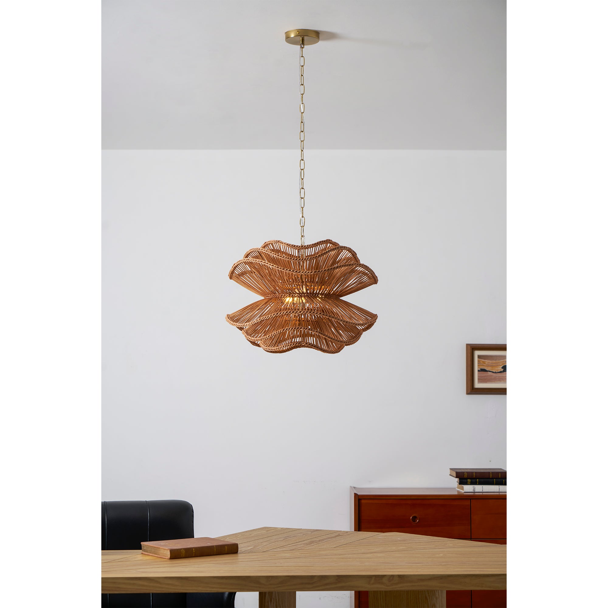 Alondra Rattan Chandelier