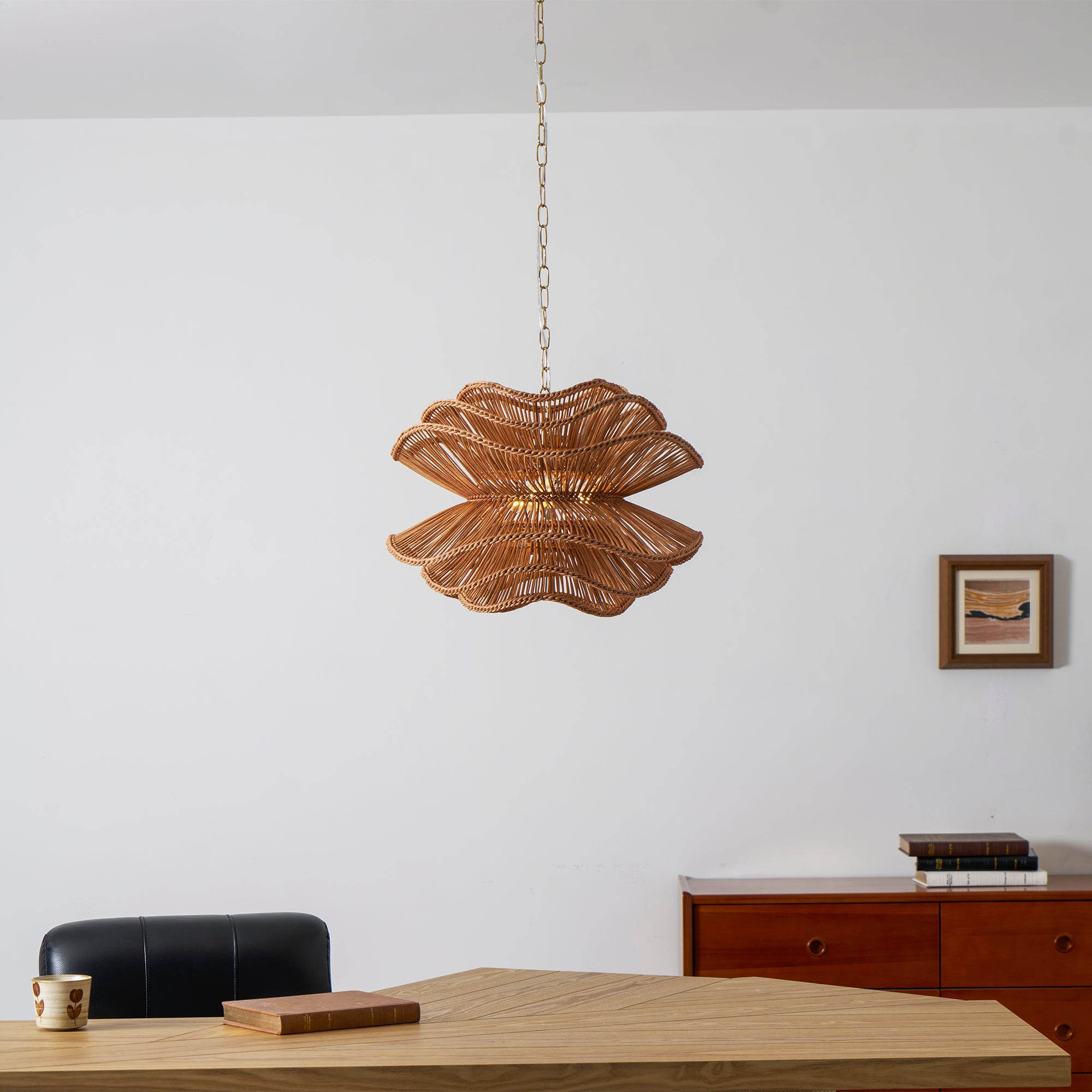 Alondra Rattan Chandelier