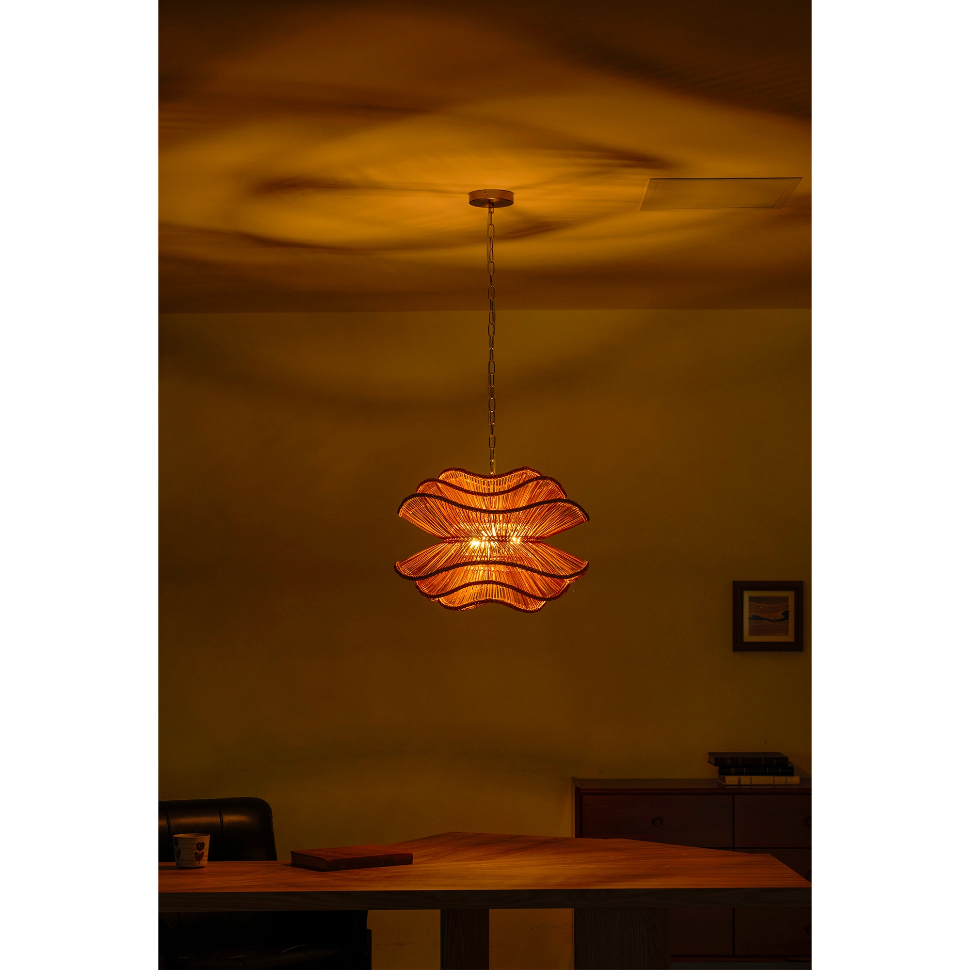 Alondra Rattan Chandelier