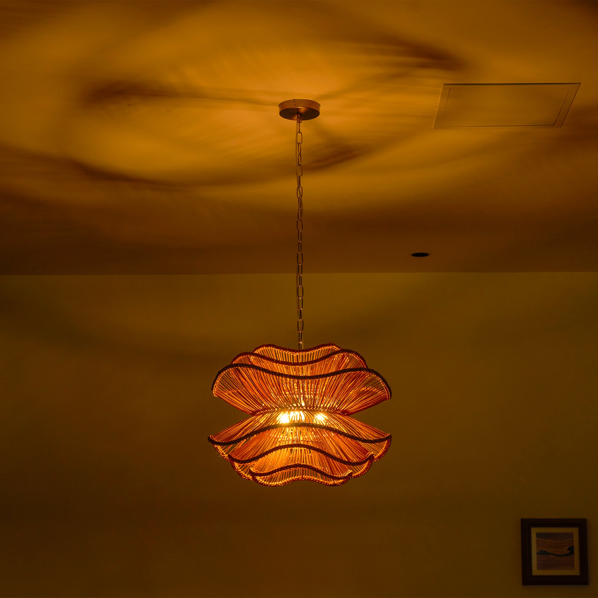 Alondra Rattan Chandelier