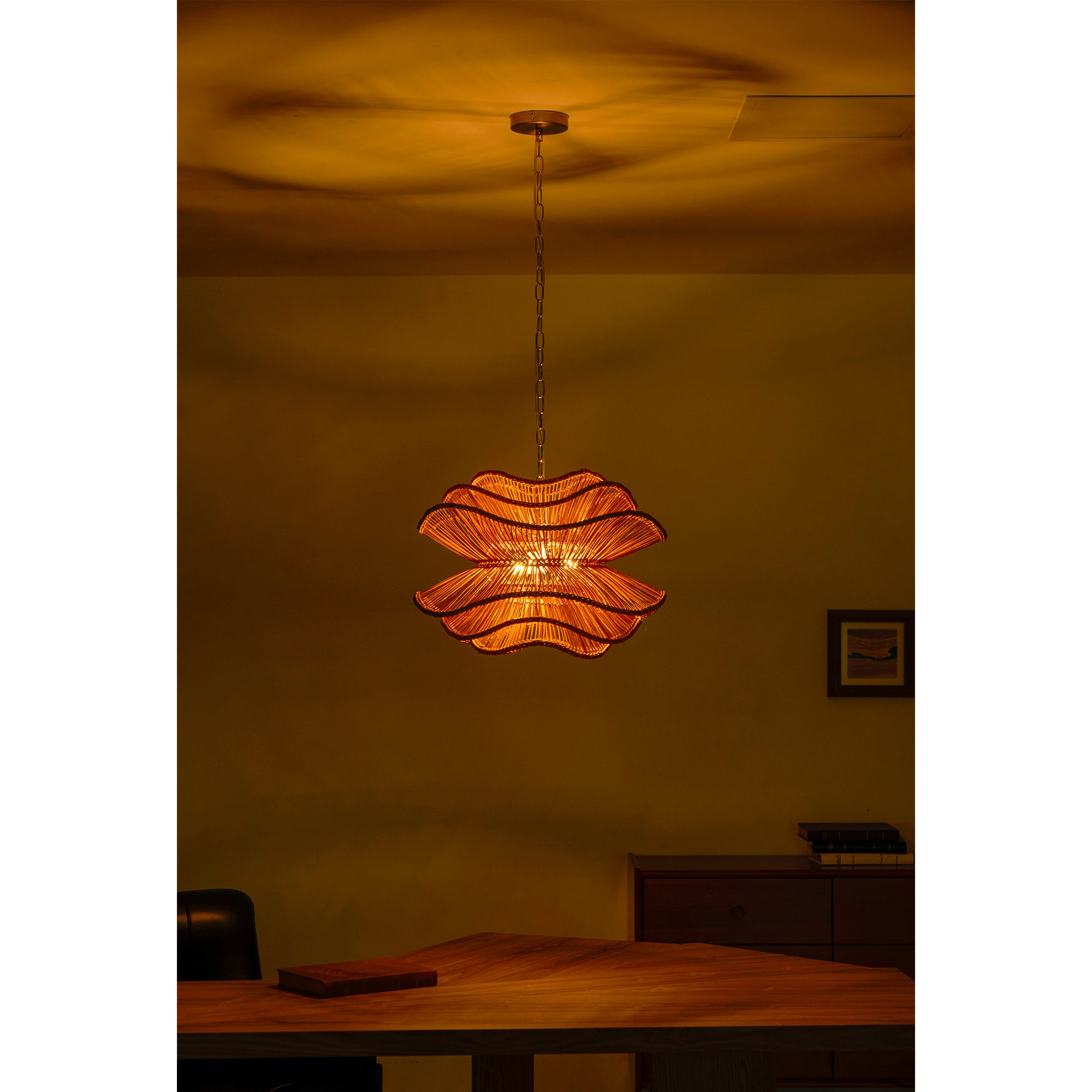 Alondra Rattan Chandelier