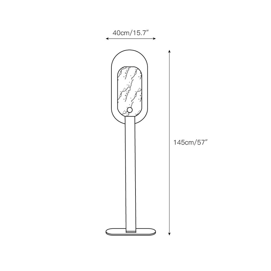 Altai Floor Lamp – detail 4 — Dimension drawings 2