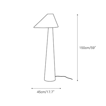 Alvin Floor Lamp – detail 3 — Dimension drawings 1