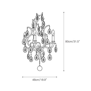 Amadeus Wall Lamp – detail 3 — Dimension drawings 1