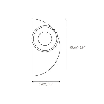 Ambiance Wall Lamp – detail 3 — Dimension drawings 1