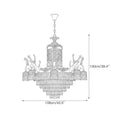 Load image into Gallery viewer, Antler Crystal Chandelier
