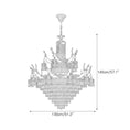 Load image into Gallery viewer, Antler Crystal Chandelier
