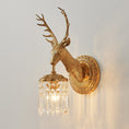 Load image into Gallery viewer, Antler Crystal Wall Lamp

