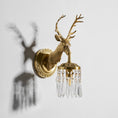 Charger l'image dans la visionneuse de la galerie, Stag Head Wall Sconce
