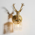 Charger l'image dans la visionneuse de la galerie, Stag Head Wall Sconce
