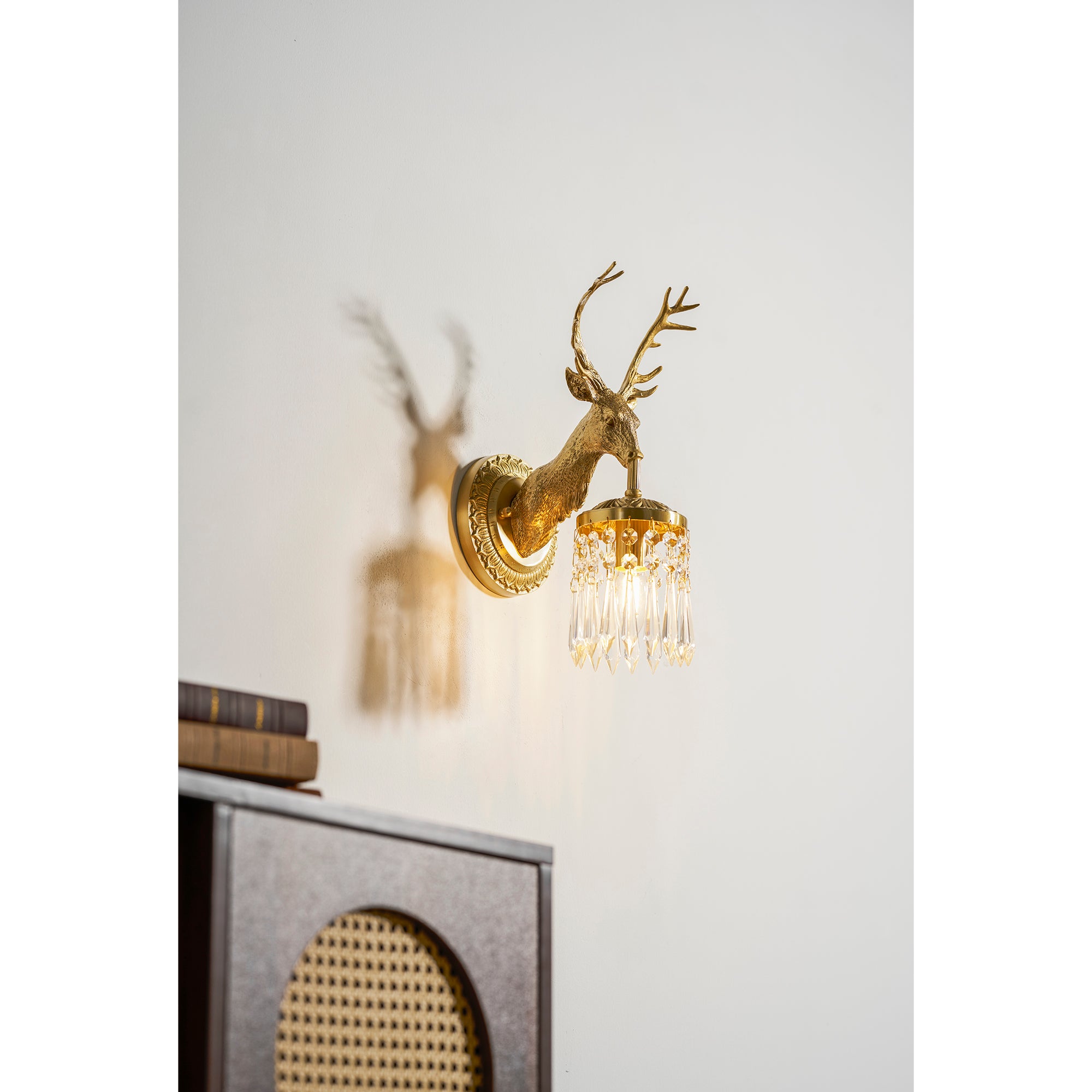 Stag Head Wall Sconce