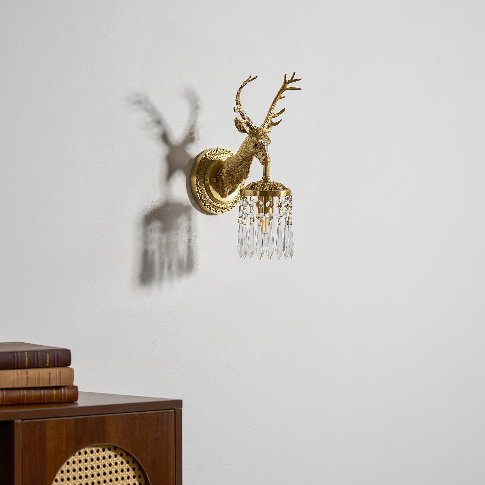 Stag Head Wall Sconce