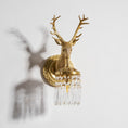 Charger l'image dans la visionneuse de la galerie, Stag Head Wall Sconce
