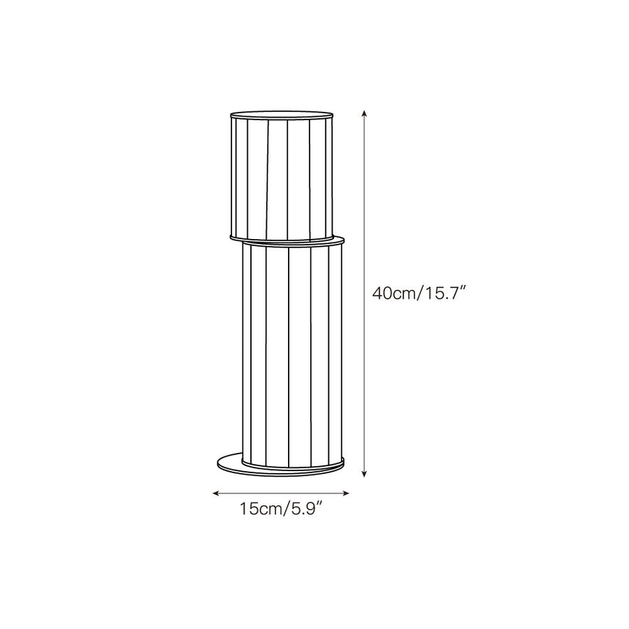Apadana Alabaster Table Lamp – detail 3 — Dimension drawings 1