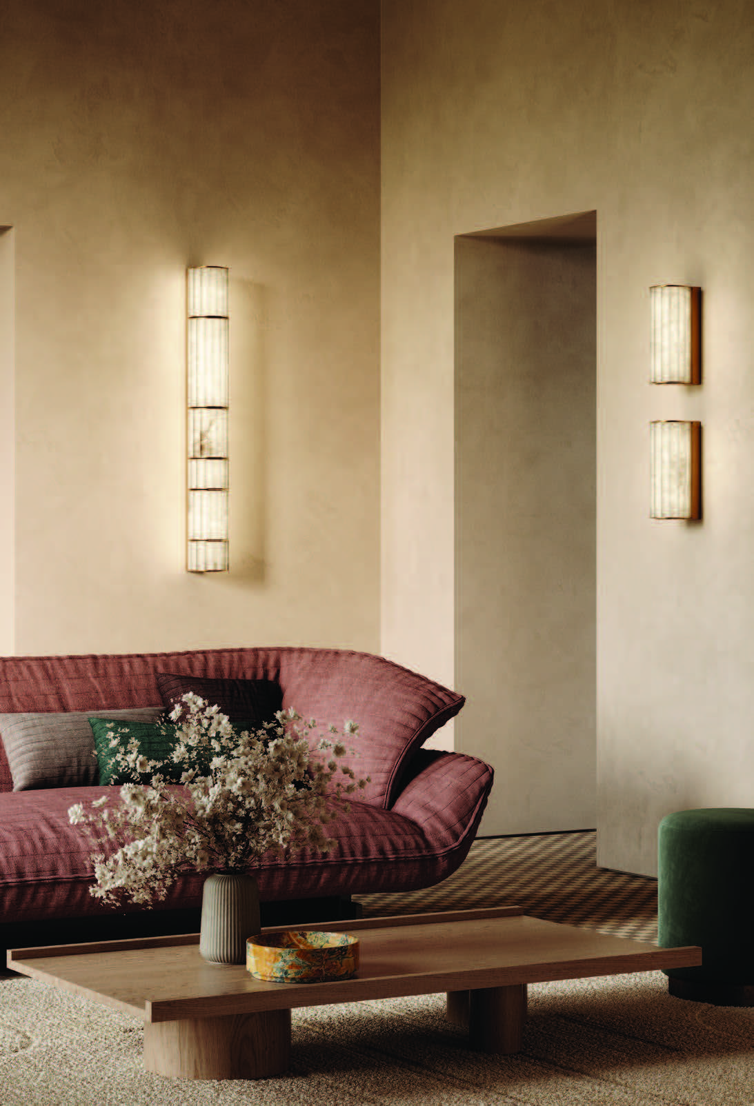 Apadana Alabaster Wall Lamp