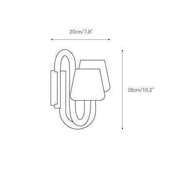 Apollo Wall Lamp – detail 4 — Dimension drawings 2