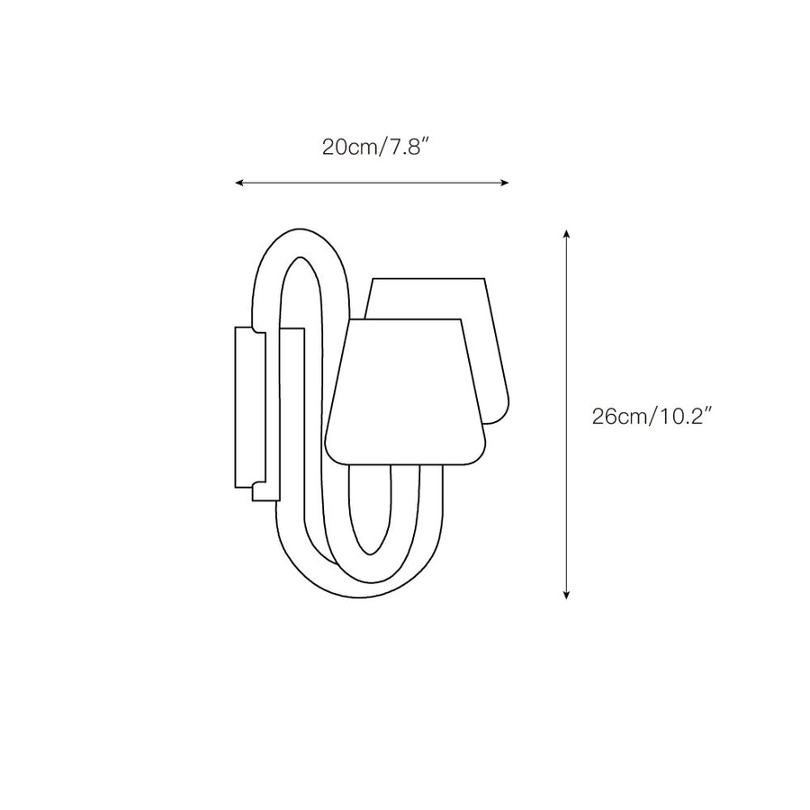 Apollo Wall Lamp – detail 4 — Dimension drawings 2