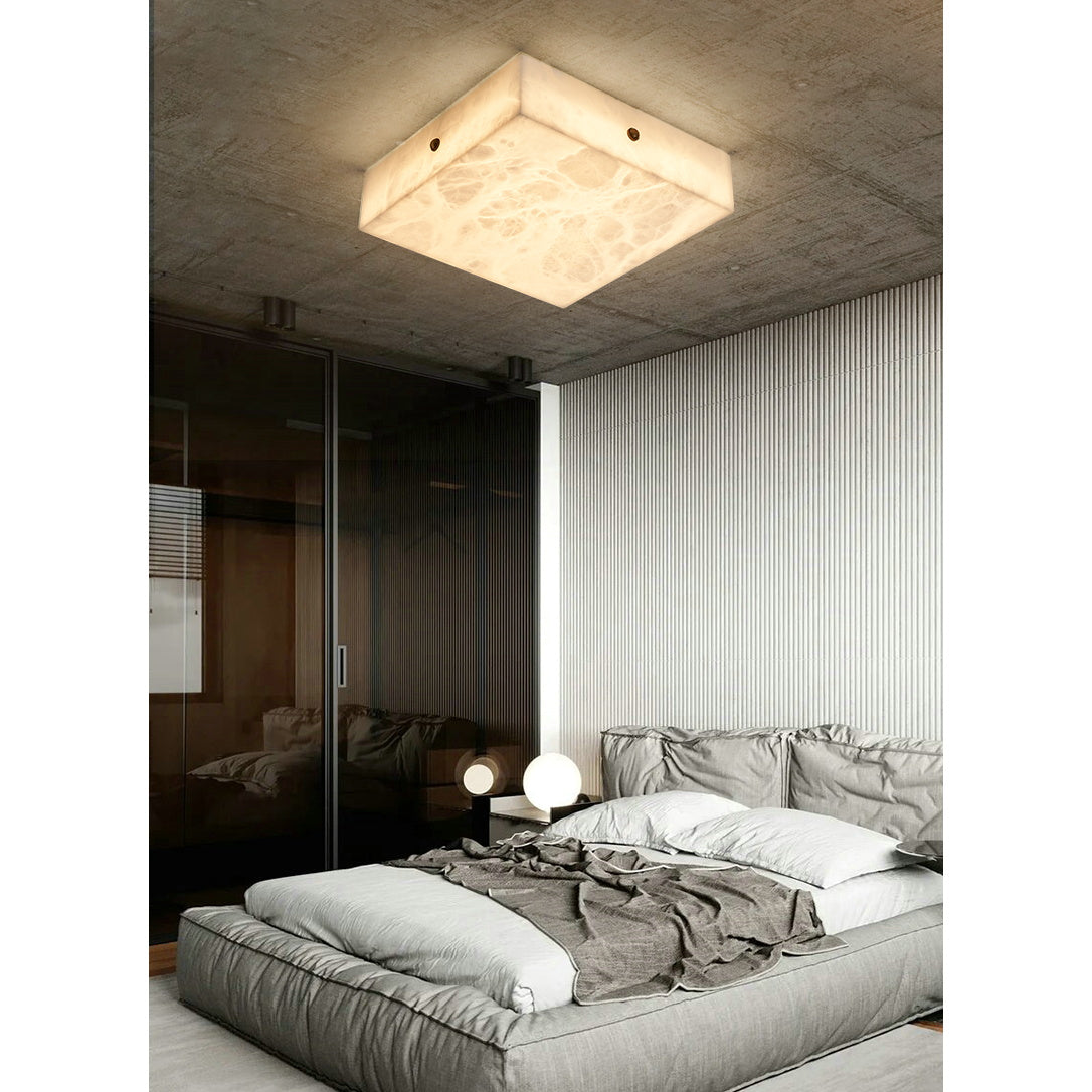 Arca Alabaster Flushmount Ceiling Light