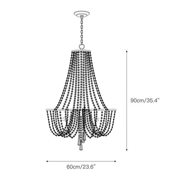 Arcadia Crystal Chandelier – detail 4 — Dimension drawings 2