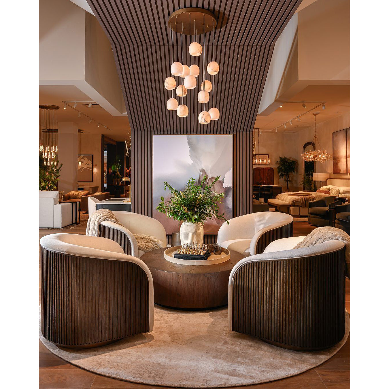 Arica Alabaster Chandelier