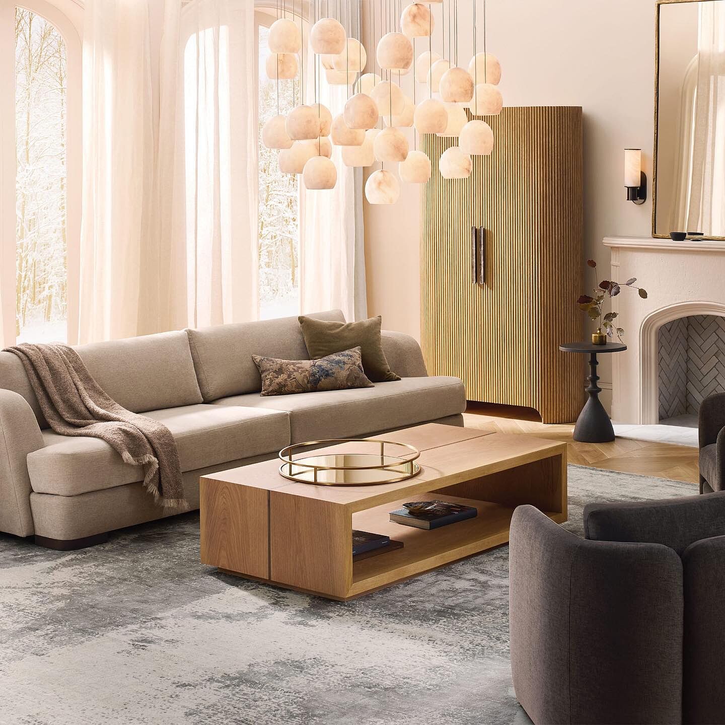 Arica Alabaster Chandelier