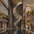 Load image into Gallery viewer, Tidal Art Glass Chandelier
