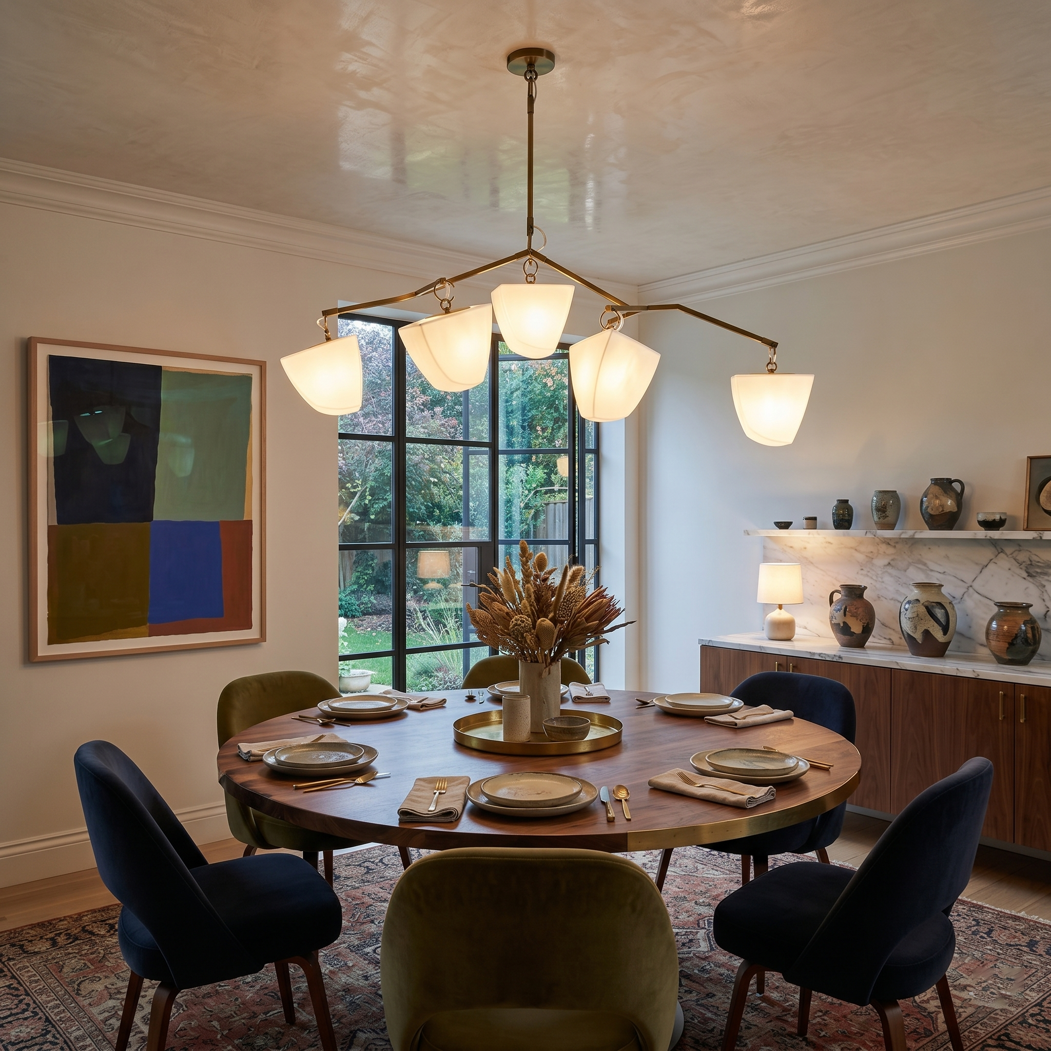 Branching Mobile Chandelier