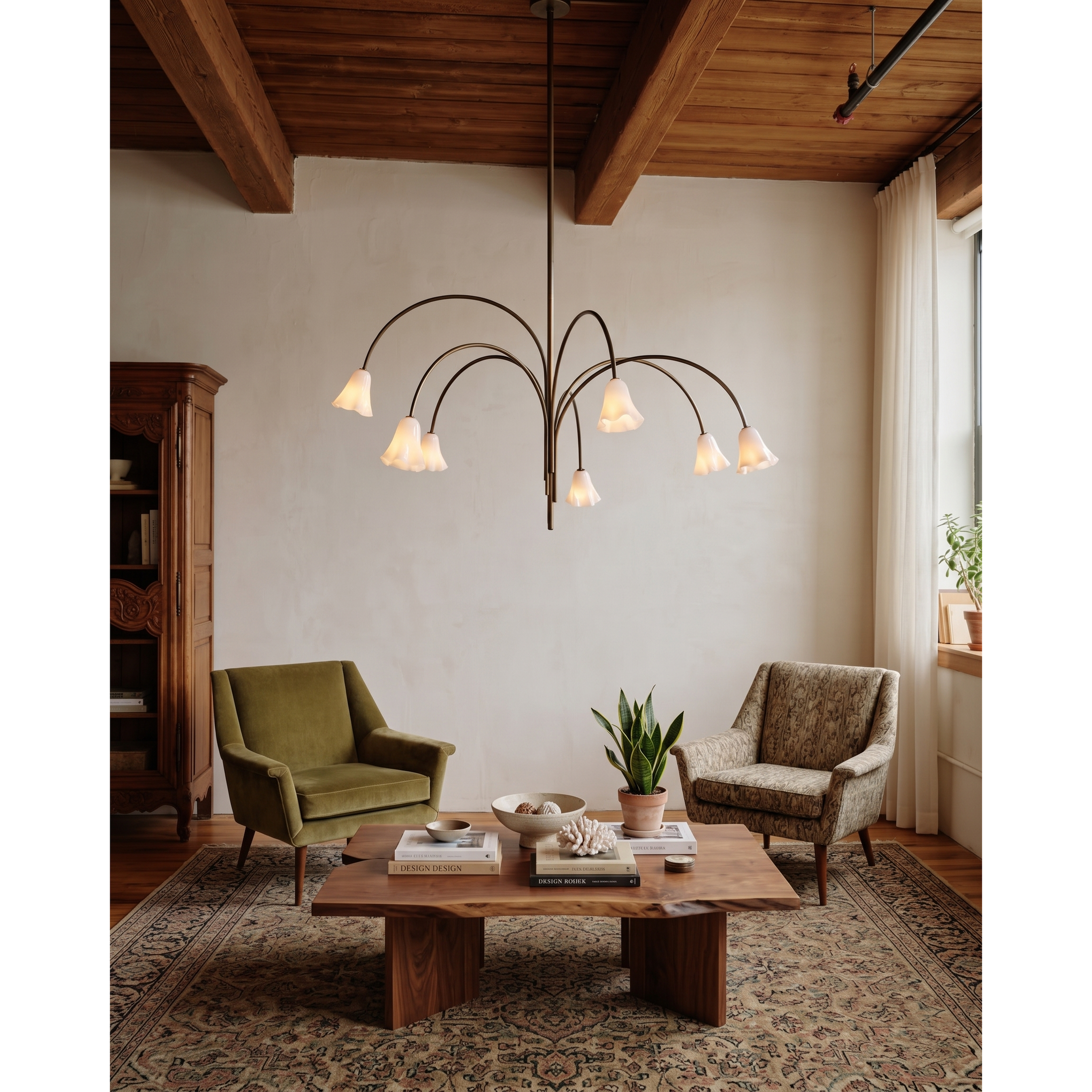 Flora Glass Chandelier