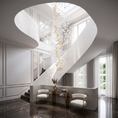 Load image into Gallery viewer, Tidal Art Glass Chandelier
