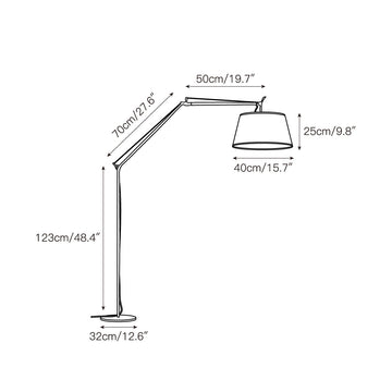 Costanza Floor Lamp – detail 5 — Dimension drawings 3