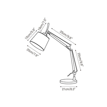 Costanza Table Lamp – detail 3 — Dimension drawings 1