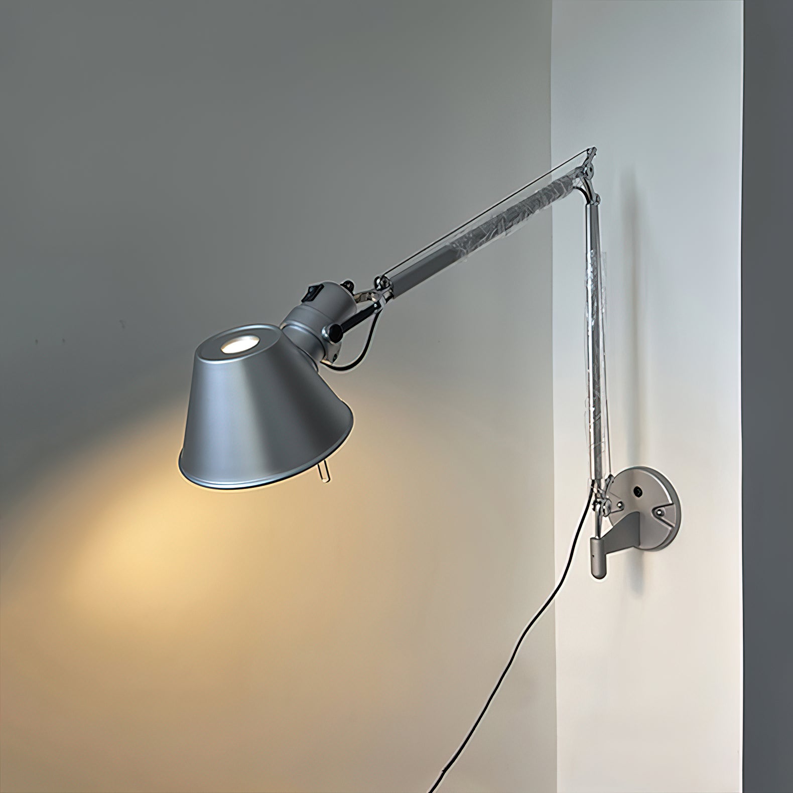 Brady Rocker Arm Plug-in Sconce