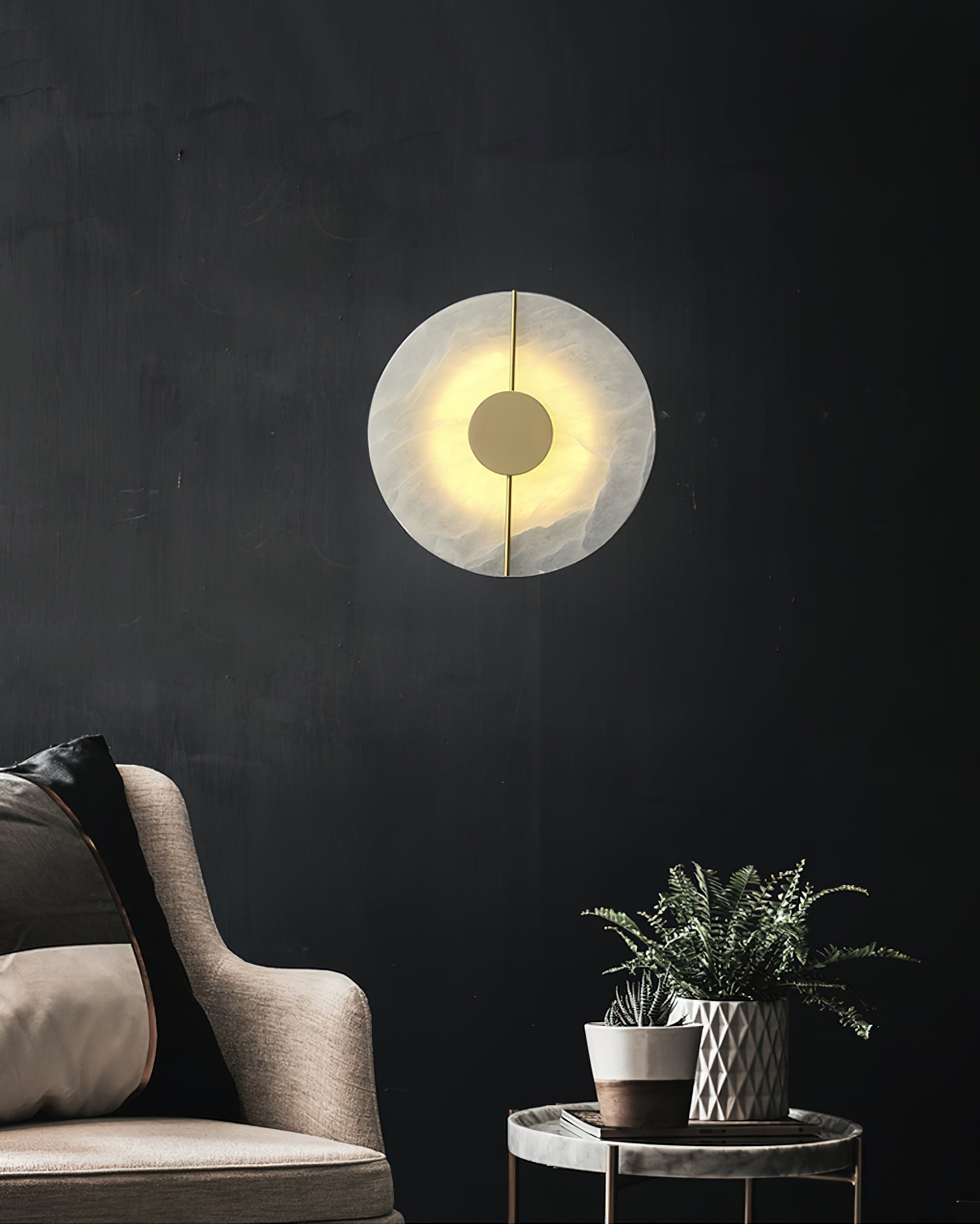 Artistic Alabaster Wall Lamp