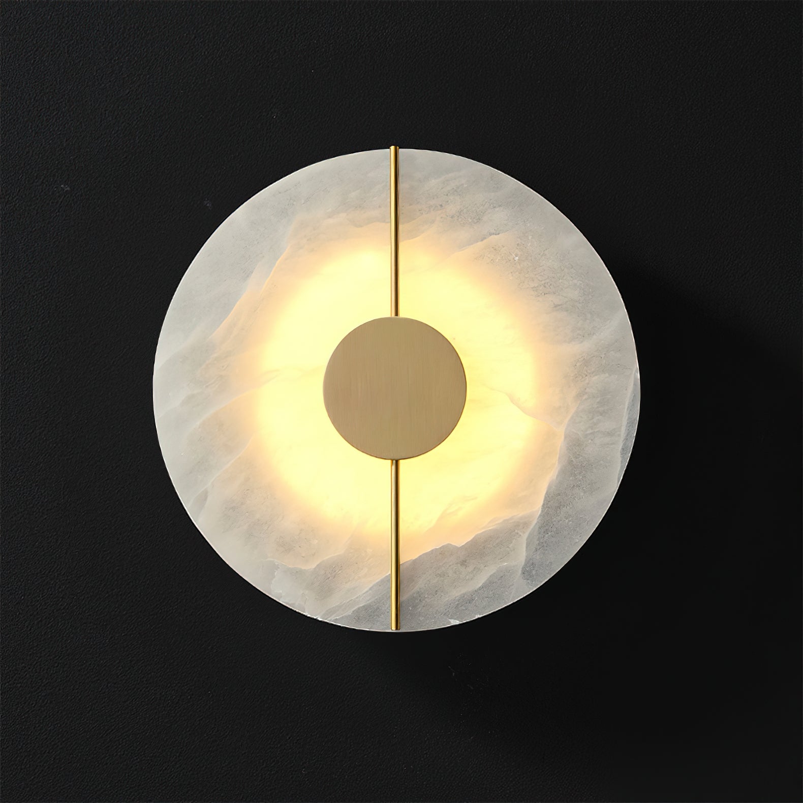 Künstlerische Alabaster-Wandlampe