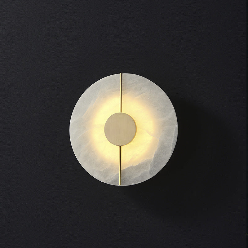 Künstlerische Alabaster-Wandlampe