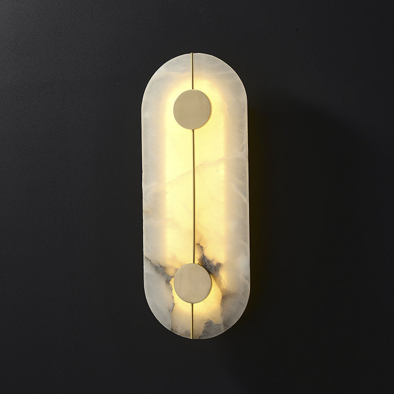 Künstlerische Alabaster-Wandlampe