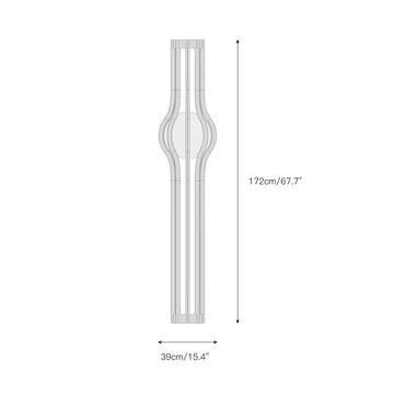 Ashaa Floor Lamp – detail 3 — Dimension drawings 1