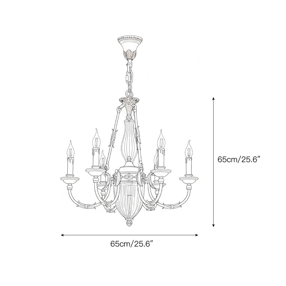 Ashford Brass Chandelier