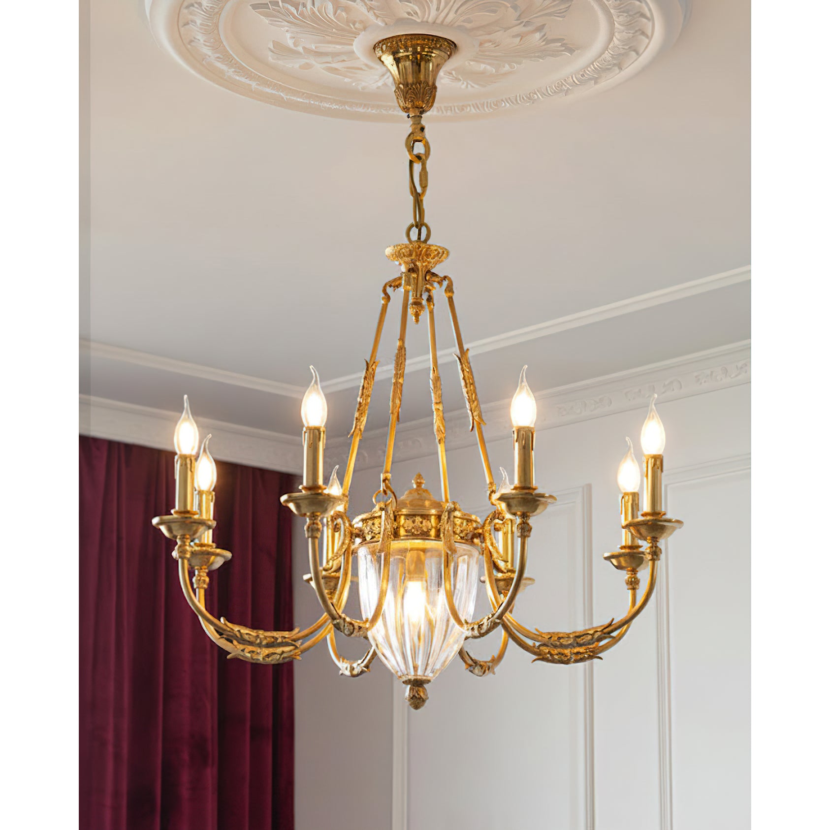 Ashford Brass Chandelier