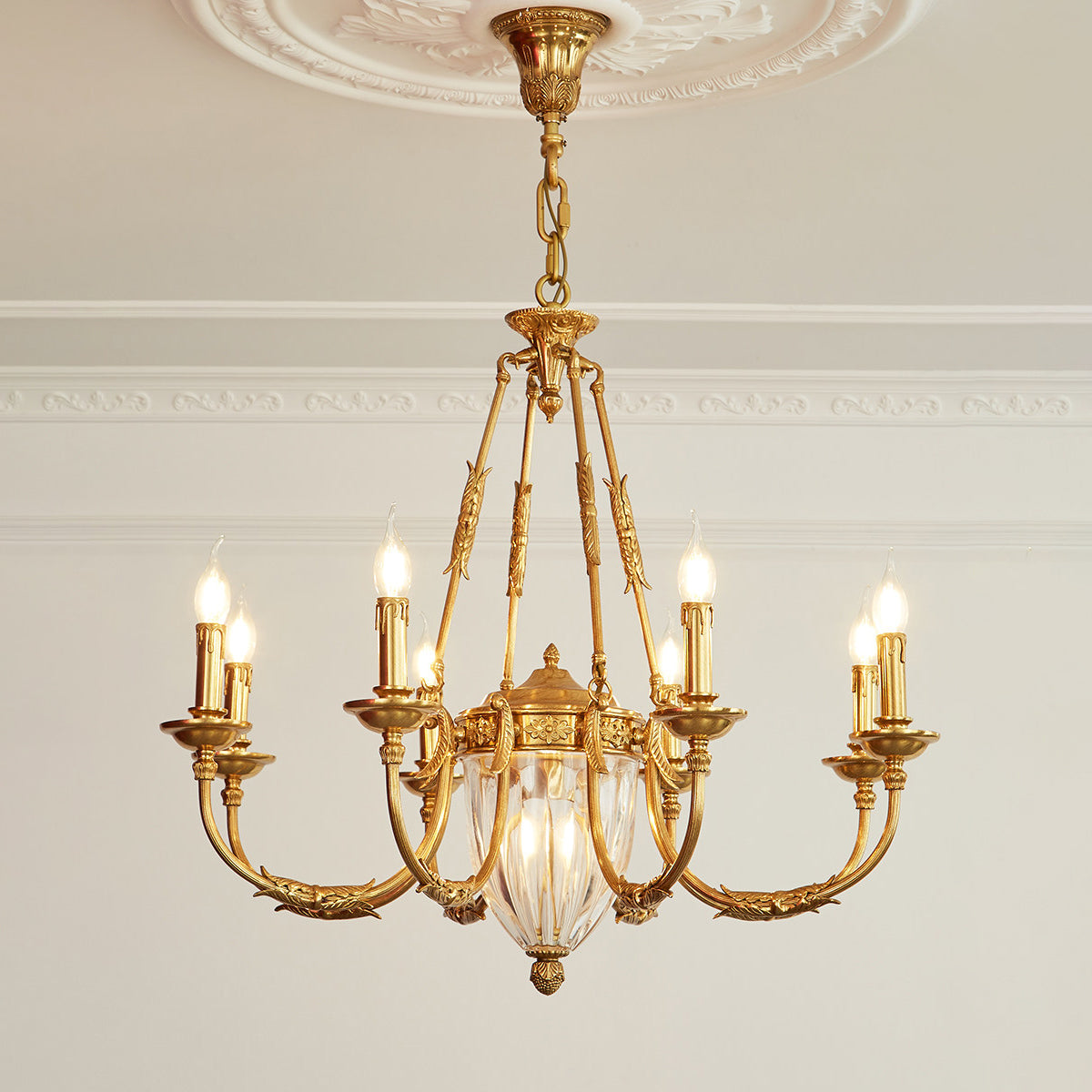 Ashford Brass Chandelier