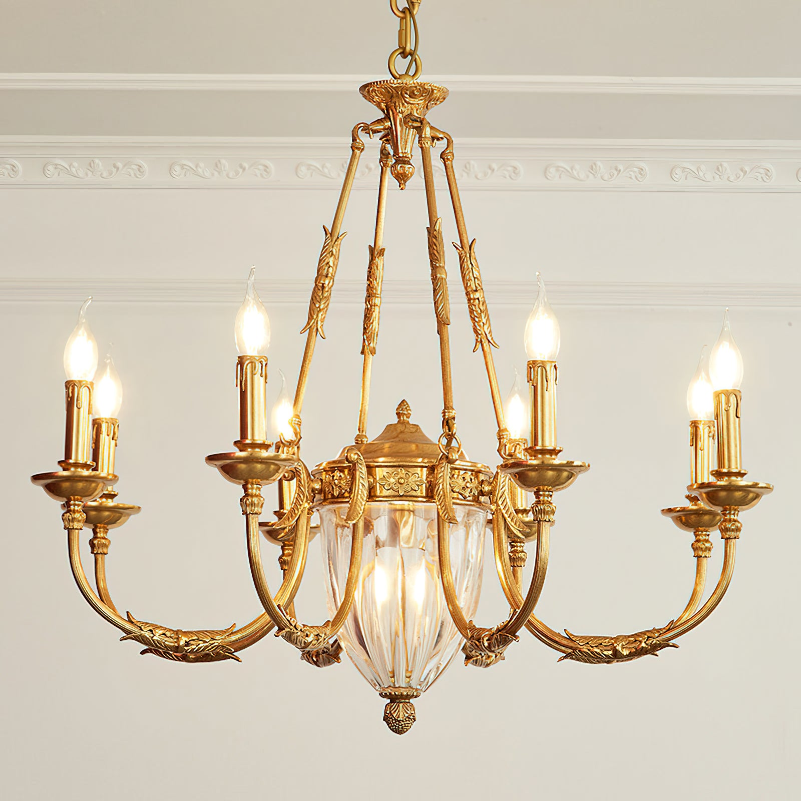 Ashford Brass Chandelier