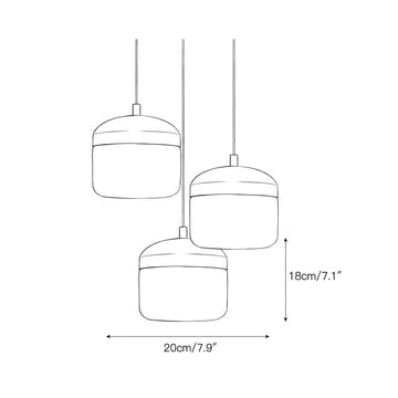 Asta Alabaster Pendant Lamp – detail 4 — Dimension drawings 2